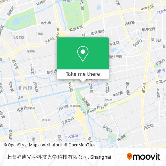 上海览迪光学科技光学科技有限公司 map