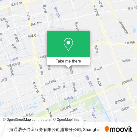 上海通浩子咨询服务有限公司浦东分公司 map