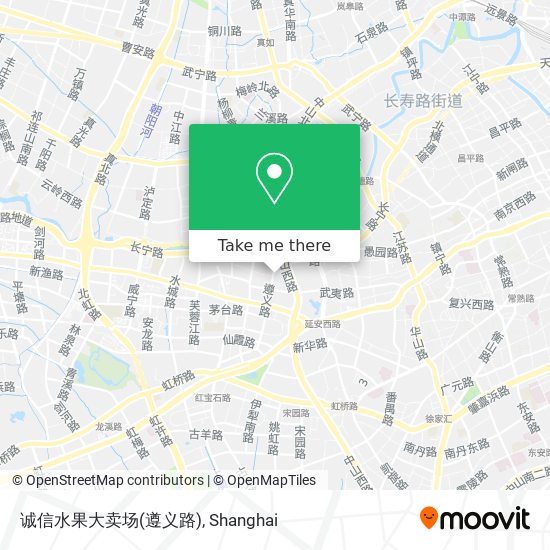诚信水果大卖场(遵义路) map