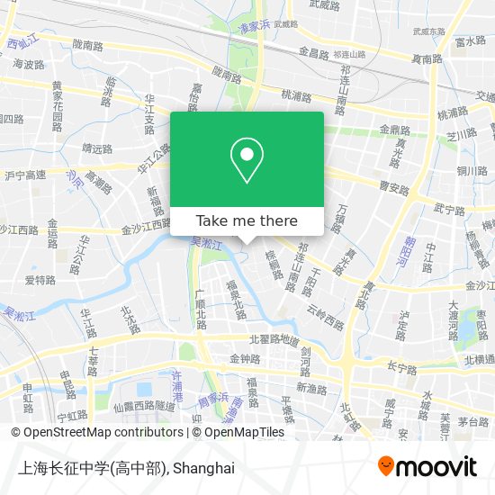 上海长征中学(高中部) map