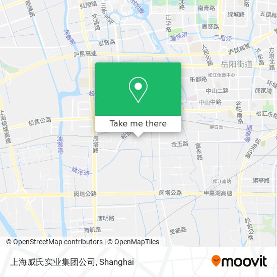 上海威氏实业集团公司 map