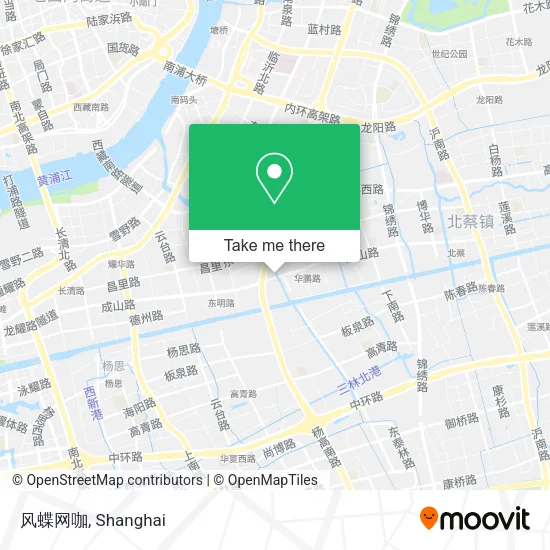 风蝶网咖 map