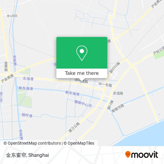 金东窗帘 map