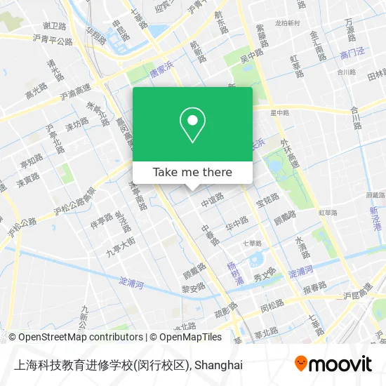 上海科技教育进修学校(闵行校区) map