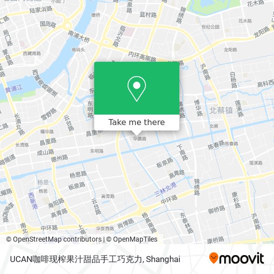 UCAN咖啡现榨果汁甜品手工巧克力 map
