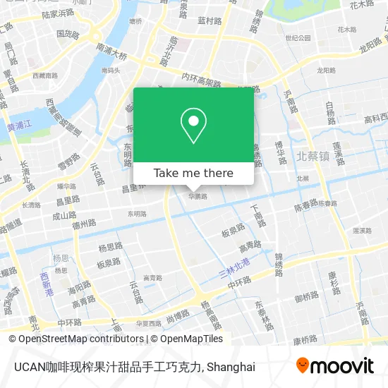 UCAN咖啡现榨果汁甜品手工巧克力 map