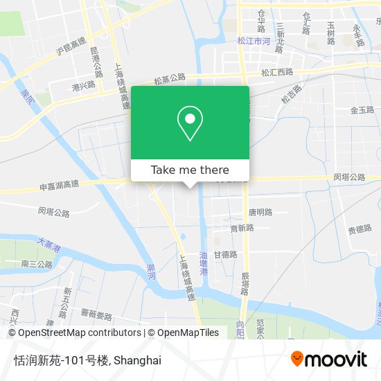 恬润新苑-101号楼 map