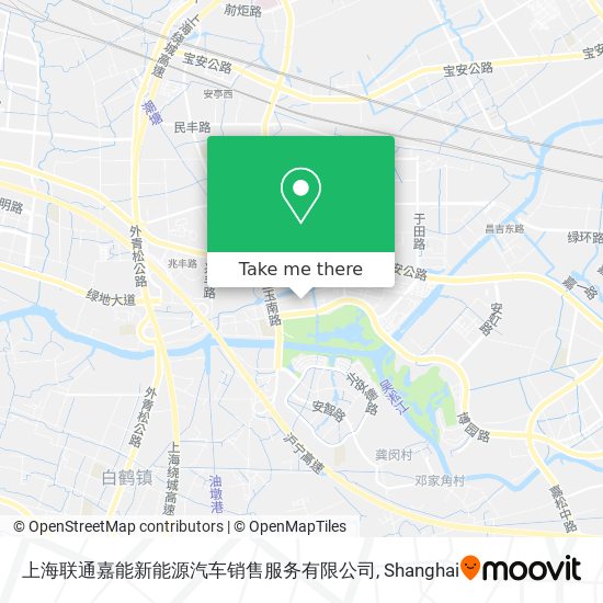 上海联通嘉能新能源汽车销售服务有限公司 map