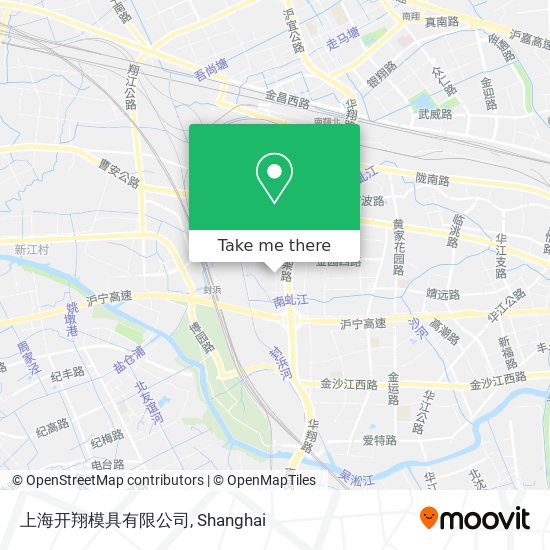 上海开翔模具有限公司 map