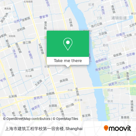 上海市建筑工程学校第一宿舍楼 map