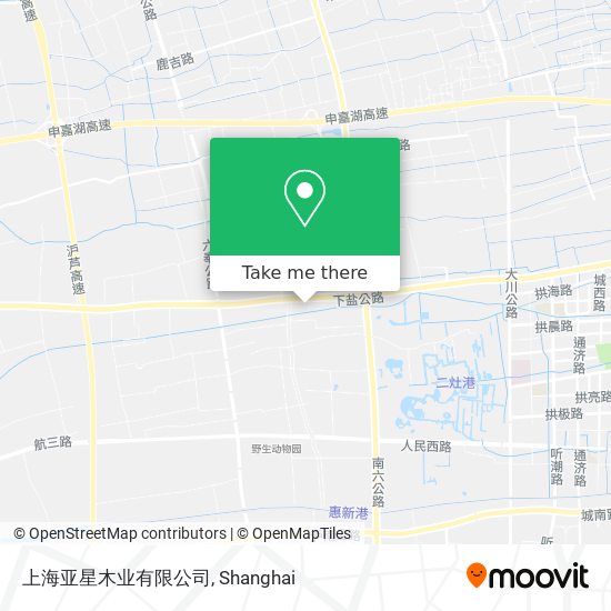 上海亚星木业有限公司 map