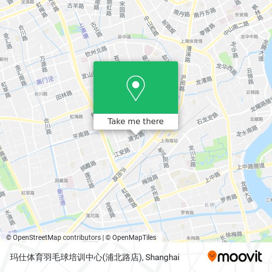 玛仕体育羽毛球培训中心(浦北路店) map