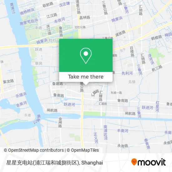 星星充电站(浦江瑞和城捌街区) map