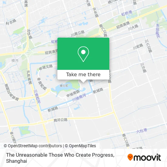The Unreasonable Those Who Create Progress map