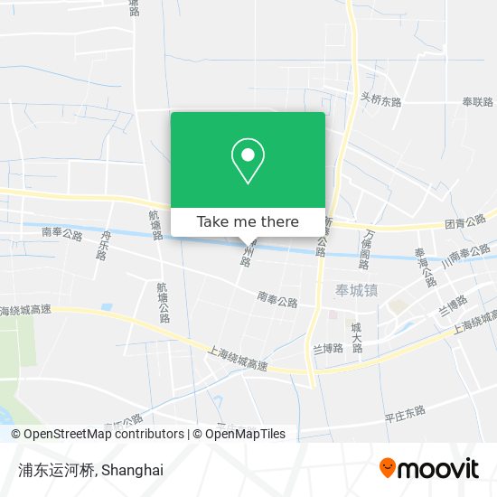 浦东运河桥 map