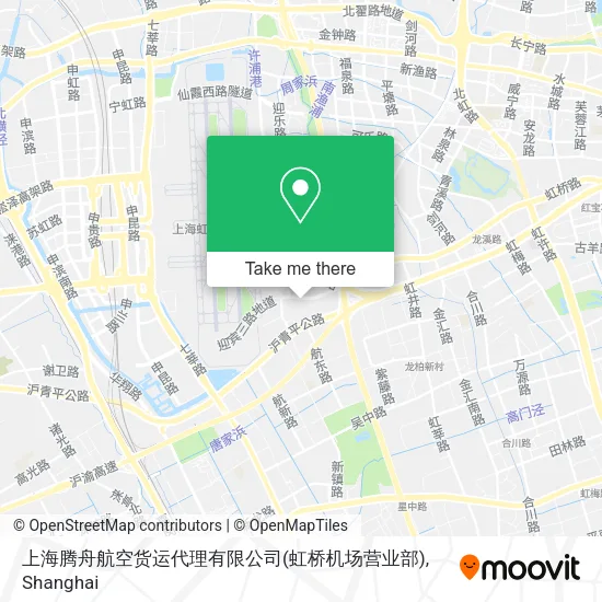 上海腾舟航空货运代理有限公司(虹桥机场营业部) map