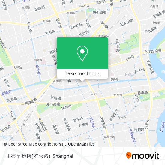 玉亮早餐店(罗秀路) map