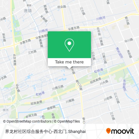 界龙村社区综合服务中心-西北门 map