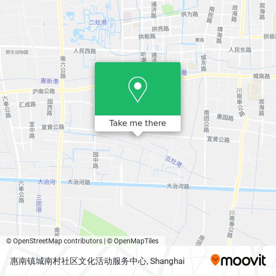 惠南镇城南村社区文化活动服务中心 map