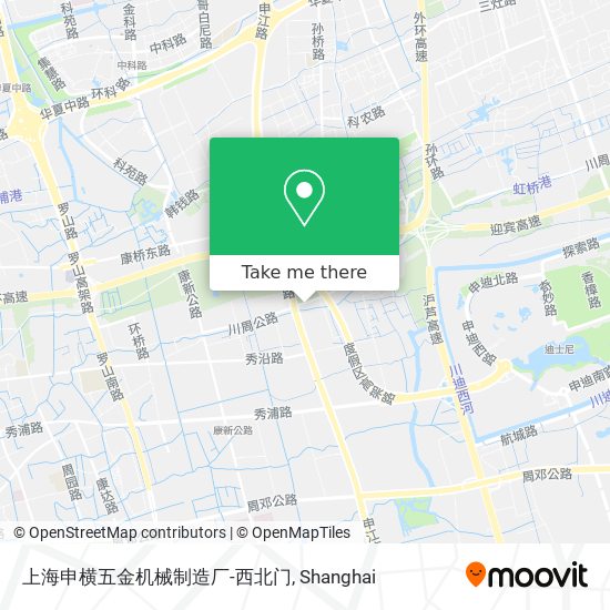 上海申横五金机械制造厂-西北门 map