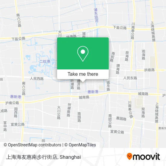 上海海友惠南步行街店 map