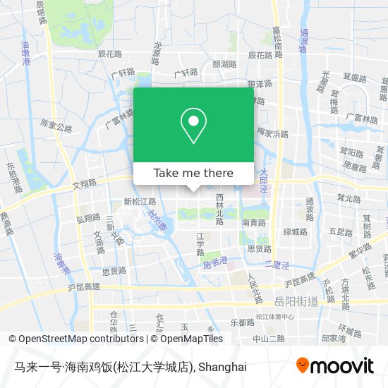 马来一号·海南鸡饭(松江大学城店) map