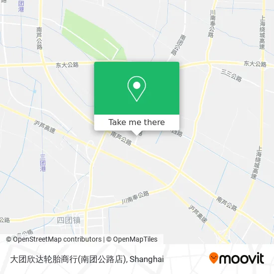 大团欣达轮胎商行(南团公路店) map