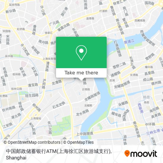中国邮政储蓄银行ATM(上海徐汇区旅游城支行) map