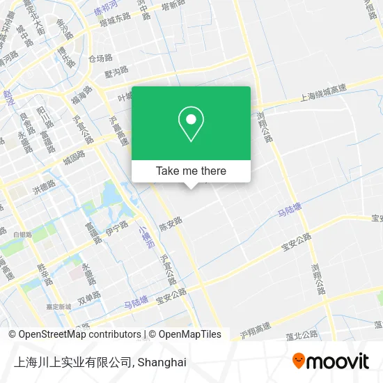 上海川上实业有限公司 map