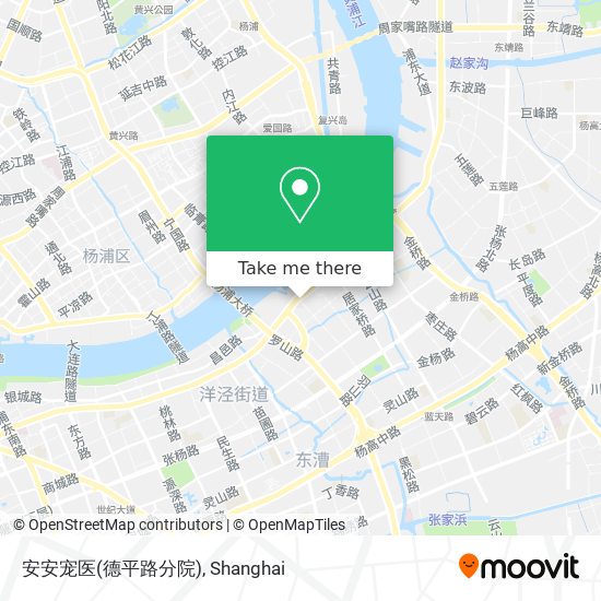 安安宠医(德平路分院) map