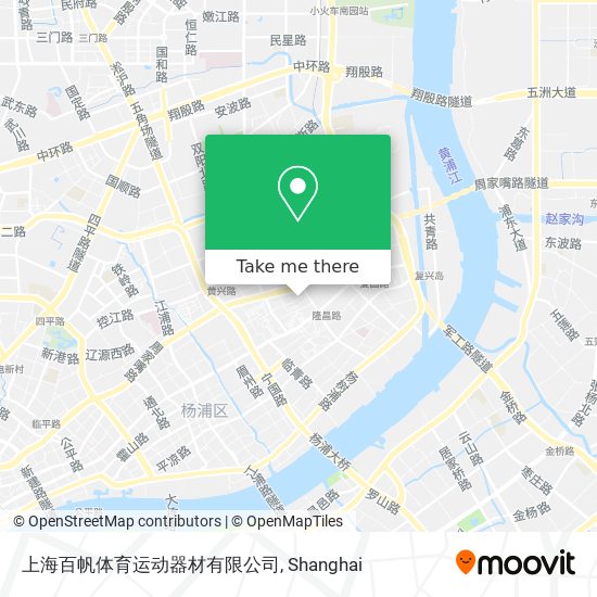 上海百帆体育运动器材有限公司 map