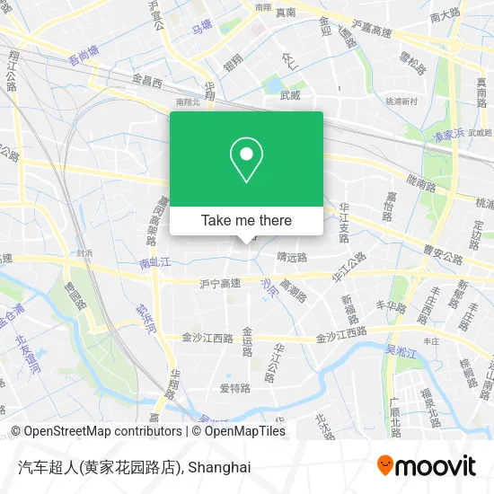汽车超人(黄家花园路店) map