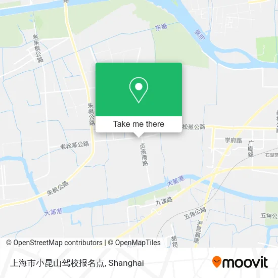 上海市小昆山驾校报名点 map