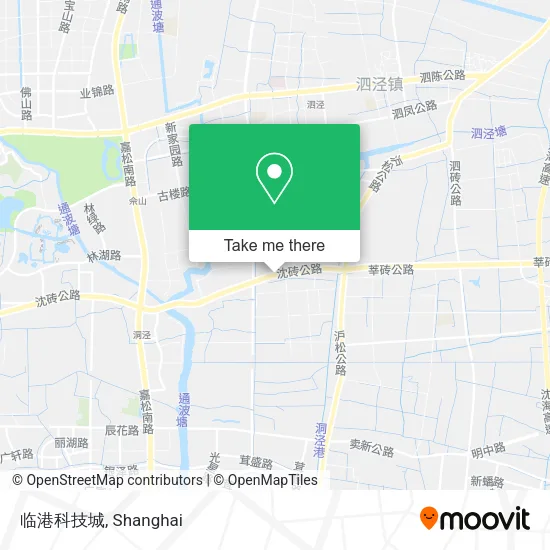 临港科技城 map