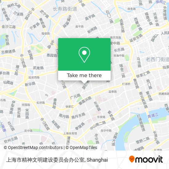 上海市精神文明建设委员会办公室 map
