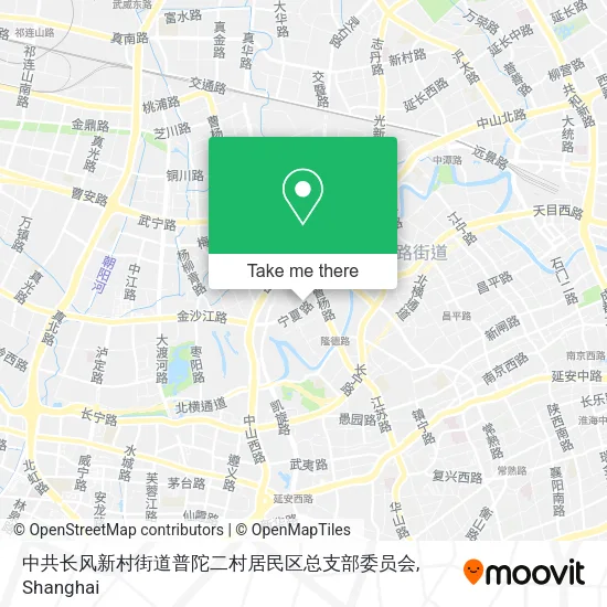 中共长风新村街道普陀二村居民区总支部委员会 map