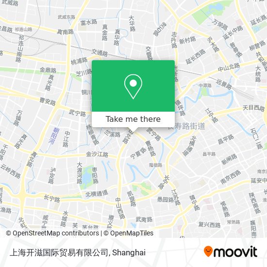 上海开滋国际贸易有限公司 map