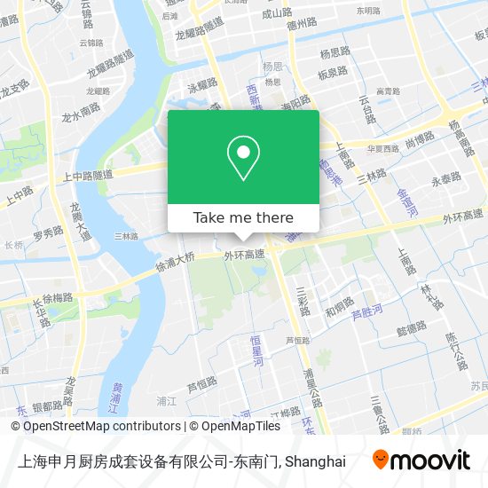 上海申月厨房成套设备有限公司-东南门 map