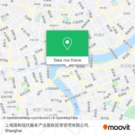上海国和现代服务产业股权投资管理有限公司 map