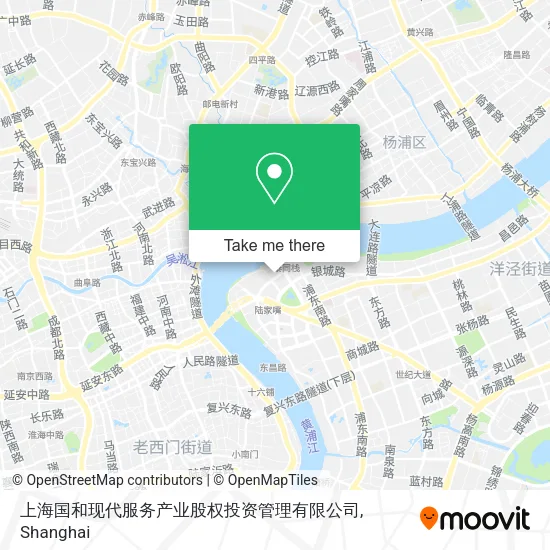 上海国和现代服务产业股权投资管理有限公司 map