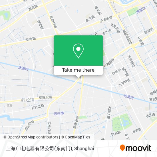 上海广电电器有限公司(东南门) map