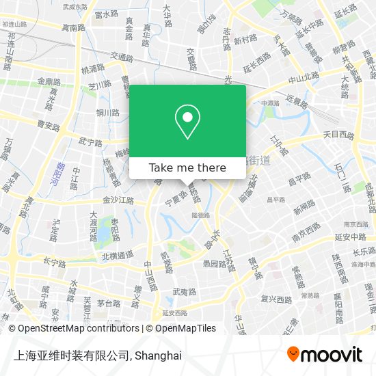 上海亚维时装有限公司 map