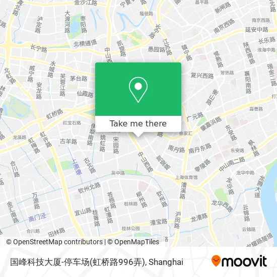 国峰科技大厦-停车场(虹桥路996弄) map