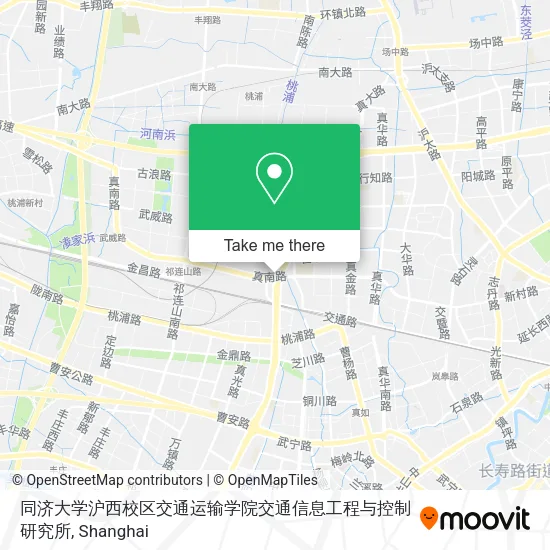 同济大学沪西校区交通运输学院交通信息工程与控制研究所 map