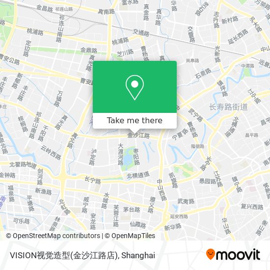 VISION视觉造型(金沙江路店) map