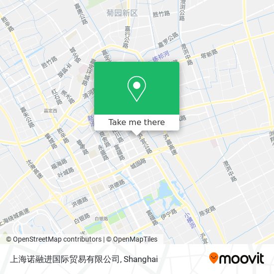 上海诺融进国际贸易有限公司 map