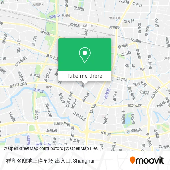 祥和名邸地上停车场-出入口 map