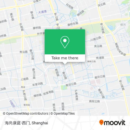 海尚康庭-西门 map