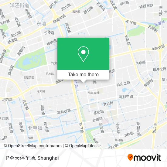 P全天停车场 map