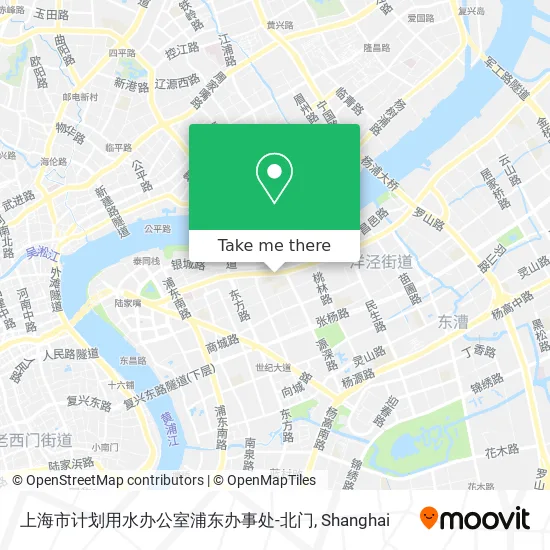 上海市计划用水办公室浦东办事处-北门 map